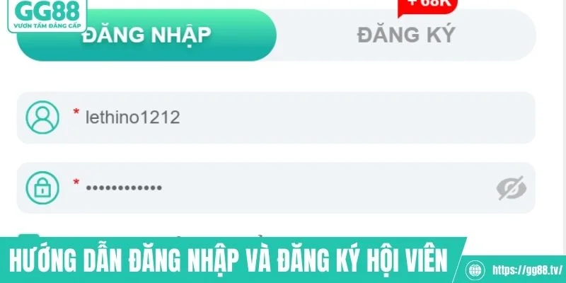 Hướng dẫn đăng nhập và đăng ký hội viên 